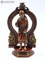 9" Sai Baba Brass Statue | Made In India