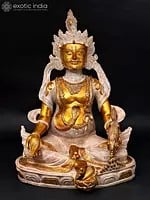 43" Large Size Handmade Lord Kubera Brass Statue - Tibetan Buddhist | Made In India