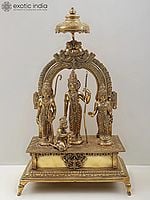 18" Rama Darbar In Brass | Handmade | Made In India