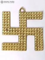 Hindu Swastika Wall Hanging with Vastu Pyramids