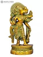 7" Varaha Brass Statue - Third of the 10 incarnations (Avatars) of Lord Vishnu | Handmade