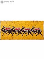 Caravan of Camels | Batik Painting