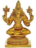 3" Small Goddess Varahi Brass Idol | Hindu Goddess Statue