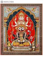 Trinity of Balarama Subhadra Krishna at The Temple of Jagannatha | By ‎Ratikanta Moharana