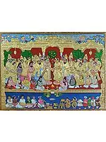 Rukmini Kalyanam Tanjore Painting | Without Frame