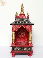 17" Handcrafted Wooden Home Temple