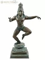 23" Superfine Dancing Krishna | Handmade | Madhuchista Vidhana (Lost-Wax) | Panchaloha Bronze from Swamimalai