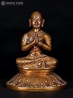 3" Small Swami Ramanujacharya | Bronze Statue
