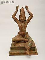 12" Goddess Kaumari (The Virgin Goddess) | Bronze Statue