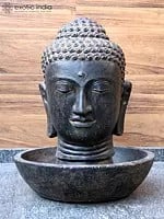 36" Large Size Black Buddha Fountain | From Indonesia