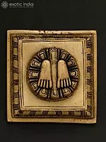 3" Small Brass Charan Paduka