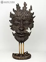56" Large Modern Buddha Head | Brass Sculpture