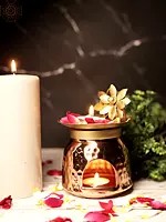 5" Finish Flower Design Diffuser Burner | Handmade