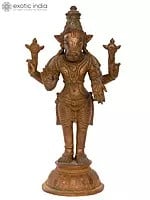 7'' Standing Varaha Avatara of Vishnu | Madhuchista Vidhana (Lost-Wax) | Panchaloha Bronze from Swamimalai