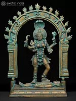 13" Goddess Kali | Madhuchista Vidhana (Lost-Wax) | Panchaloha Bronze from Swamimalai