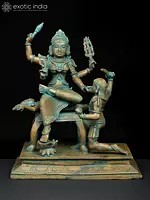 12" Mahavidya Goddess Baglamukhi | Madhuchista Vidhana (Lost-Wax) | Panchaloha Bronze from Swamimalai