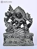 5" Devi Mariamman Stone Statue from South India (Mahabalipuram)