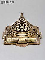 3" Superfine Shri Yantra | Brass Statue