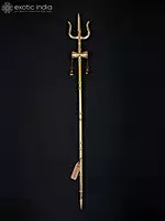 Lord Shiva's Trident/Trishul in Brass