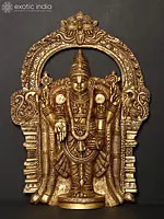 Brass Tirupati Balaji (Venkateshvara) Wall Hanging
