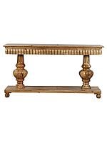 59" Large Mango Wood Decorative Table for Home | Home Decor