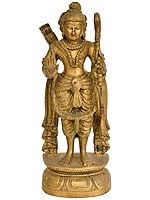 8" Shri Rama In Brass | Handmade | Made In India