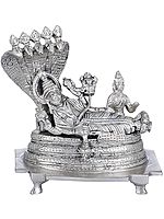 5" Brass Sheshasayi Vishnu Statue | Handmade | Made in India