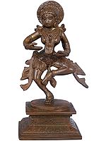 7" A Classical Indian Dancer In Brass | Handmade | Made In India