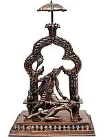 14" Mahavidya Bagalamukhi Super Rare Statue in Brass | Handmade | Made in India