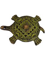 Exotic Brass Carvings Uniform Design Tortoise