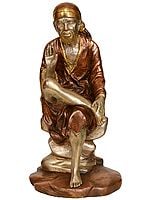 9" Shirdi Sai Baba In Brass | Handmade | Made In India