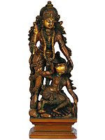 13" Kamadeva and Rati In Brass | Handmade | Made In India