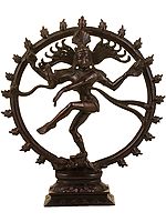 11" Nataraja Brass Statue | Handmade | Made in India