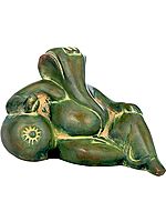 4" The Sacred Silhouette of Ganesha in Brass | Handmade | Made in India