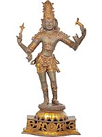 31" Shiva, As Pashupatinath In Brass | Handmade | Made In India
