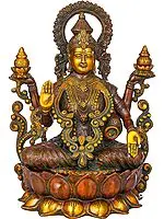 12" Goddess Ganga Brass Statue | Handmade & Made in India | Unique Hindu Art