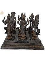 7" Navagraha (The Nine Planets) in Brass | Handmade | Made in India