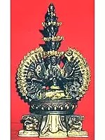 8" The Compassion Of Bodhisattva Avalokiteshvara In Brass | Handmade | Made In India