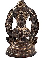 5" Brass Patanjali Idol | Handmade Statue | Made in India
