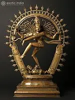 24" Nataraja (Dancing Lord Shiva) Bronze Sculpture