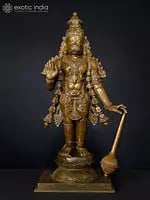 Aashirvaad Anjaneya (Hanuman Bronze Statue in Blessing Gesture