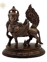 6" Kamadhenu The Wish-Fulfilling Divine Cow In Brass | Handmade | Made In India
