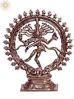 6" Small Lord Nataraja Statue | Handmade | Madhuchista Vidhana (Lost-Wax) | Panchaloha Bronze from Swamimalai