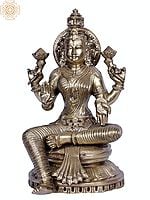 13" Bronze Goddess Lakshmi | Hoysala Art