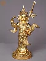 13" Standing Guru Padmasambhava Idol From Nepal