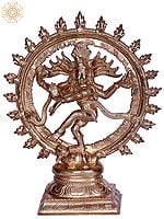 8" Hindu God Nataraja (Shiva) Bronze Sculpture