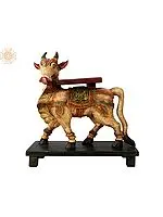 18" Nandi Replica of Temple Vahana