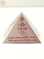 Vastu Pyramid with Syllable Mantra with Ganesha Figure, Shri Vaastu Dosh Nivaaran, Shri Kuber Mantra, Shri Yantra