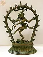 12" Nataraja Brass Statue | Dancing Lord Shiva Idol