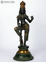 17" Dancing Apsara Brass Statue